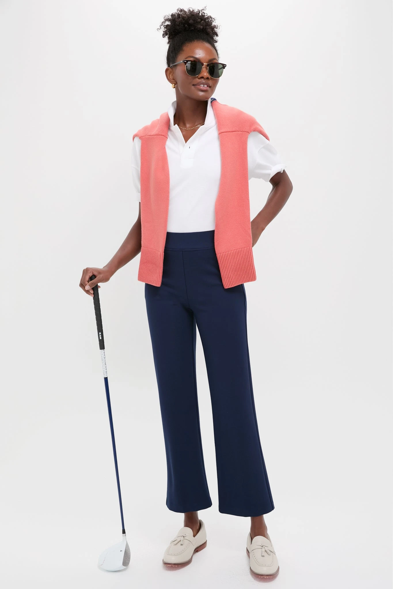 Navy 28 Inch Compression September Pant 2 Navy 28 Inch Compression September Pant - Image 2