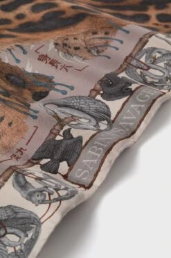 The Lunar Leopard Champagne Large Square Scarf -Loeffler Randall Store dJDbnkmAO6RvY3dvwrPpHdqIc7eayAYu 1