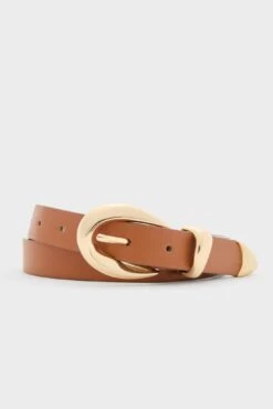 Tan And Gold Marisa Belt
