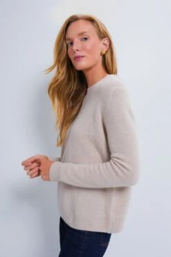 Sandstone Bodie Cashmere Boyfriend Crewneck -Loeffler Randall Store dRwt2WPJ5H5ALDyHY1HixfGh7oPjzrOE 1