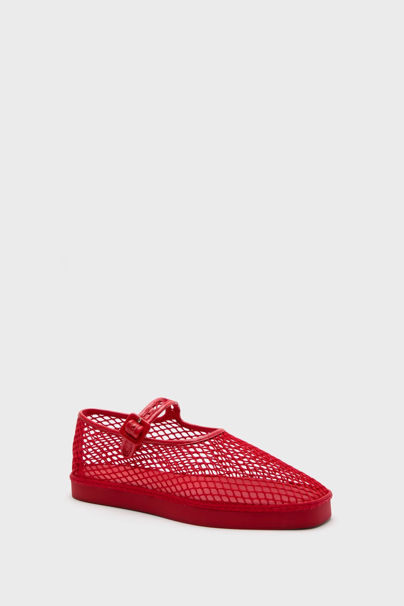Loeffler Randall Red Netted Mesh Rita Mary Janes 1 Loeffler Randall Red Netted Mesh Rita Mary Janes