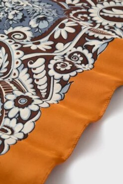 Orange Filigree Medium Silk Scarf 9 Orange Filigree Medium Silk Scarf -Loeffler Randall Store dj766t8sNtdiHSdGUCxFKCmHz5peHKMG 1