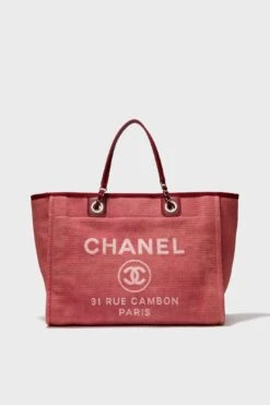 CHANEL Deauville MM Tote Bag