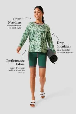 Green Bouquet Long Sleeve Ryan Boyfriend Tee -Loeffler Randall Store eaoeHrZuHpOojuAEbtXbvfQEtiQOQ0vb 1