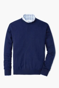 Peter Millar Navy Crown Soft Merino-Silk Crew -Loeffler Randall Store edo8dHZEfq7MTpWOxJ1nhrYdwVtBP8Am 1