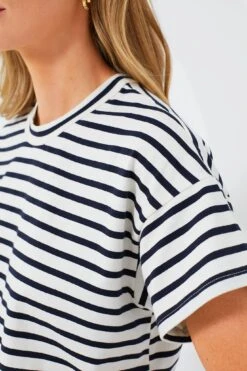 Blue Striped Presley Boyfriend Tee 13 Blue Striped Presley Boyfriend Tee -Loeffler Randall Store efeSreiyOa4fSvuWMTDfWLVOmQegkRi1 1