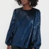 Navy And Black Sequin Katy Blouse 13 Navy And Black Sequin Katy Blouse -Loeffler Randall Store es3HMZ0E1uLzkzSBtVzcU7HEZj25PnaW 1