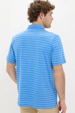 Peter Millar Blue Poppy Crown Comfort Ross Stripe Polo -Loeffler Randall Store eug4JFLSG7bqiX6PbmqPKb2m0DrpQBqt 1