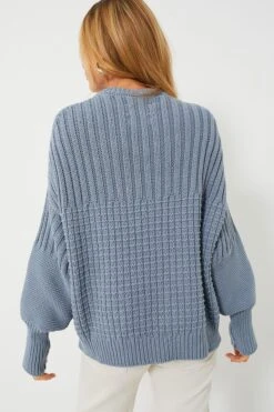 Dusty Blue Delcia Sweater -Loeffler Randall Store fA95hxmsiMm7gAZEVtevqDiEDngZQzZ2 1