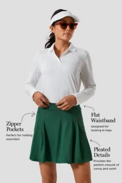 Fairway Green 16 Inch Park Golf Skirt -Loeffler Randall Store fC8l70VsRCuvNqA0Rr0Tbw59PlivaS3y 1