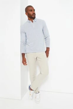 Madaket Stripe Long Sleeve Movement Polo -Loeffler Randall Store fEjPVmGyp6krNlIWMC7BuKgI9Z9WlRd2 1