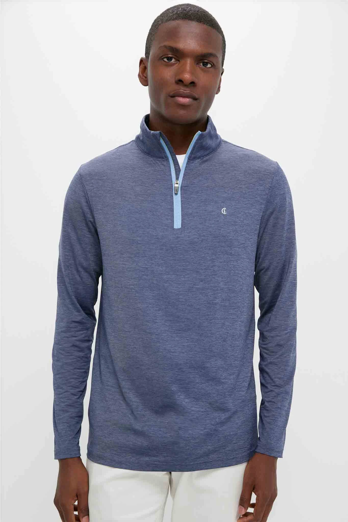 Heathered Navy Featherweight Performance Pullover 1 Heathered Navy Featherweight Performance Pullover