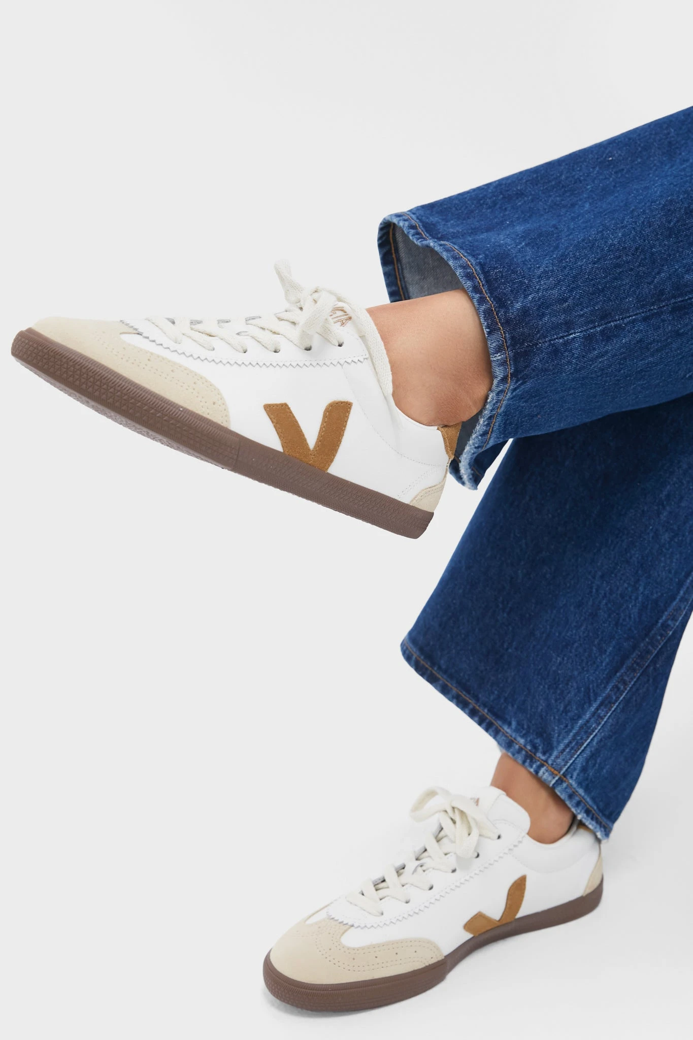 Veja White Tent Bark Volley Sneakers 2 Veja White Tent Bark Volley Sneakers - Image 2