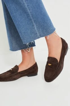 Veronica Beard Espresso Penny Loafers -Loeffler Randall Store fQ2VECs6pggFFN2JBOrUqDnaMjsZYQ2D 1