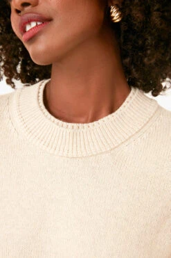 Bisque White Raya Ruched Crew Looker -Loeffler Randall Store fqWlTP8zQN5YISH9ETU640InCkd3aMej 1