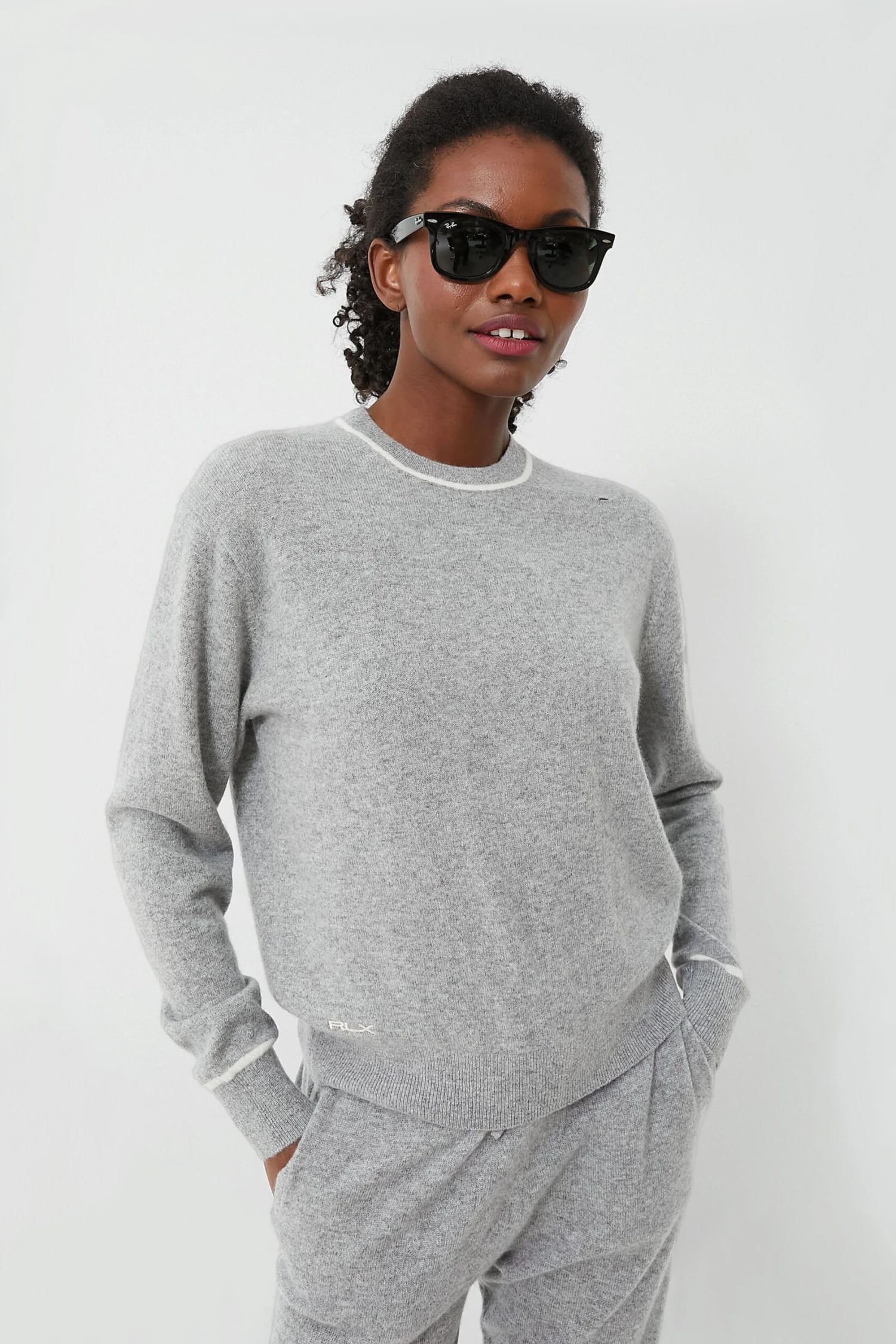 Long Sleeve Washable Cashmere Crewneck Sweater 1 Long Sleeve Washable Cashmere Crewneck Sweater