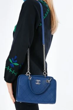 CHANEL Blue Caviar Stitched Shopping Tote -Loeffler Randall Store gTU8FHkYzz3tZGOkspqAbLPjTmkLXgB3 1
