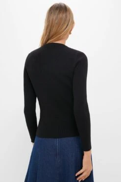 Black Alden Ribbed Crewneck -Loeffler Randall Store hJtuu9FXYRwDaMEf5s8fDU8D4SNqo19m 1