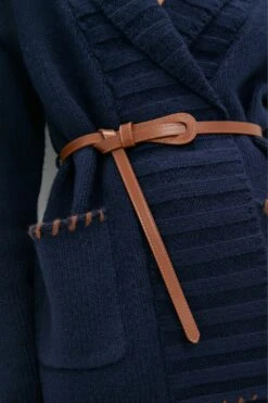 Navy And Brown Blanket Stitch Harrow Cardigan -Loeffler Randall Store haXVEERvLZ1OLfFp9CDA7m5xXggK7S2H 1