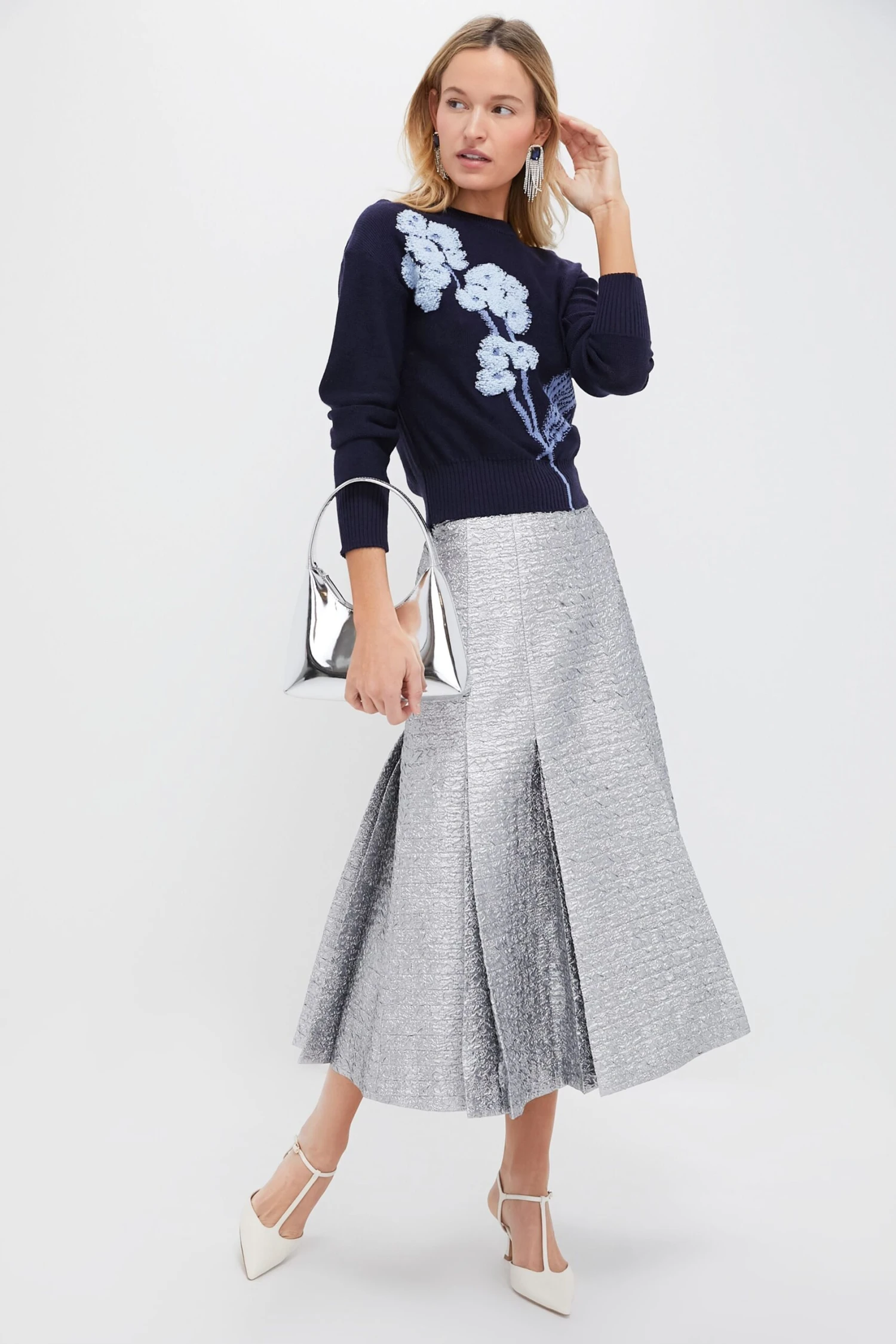 White Nappa Leather Margot Heels 6 White Nappa Leather Margot Heels - Image 6