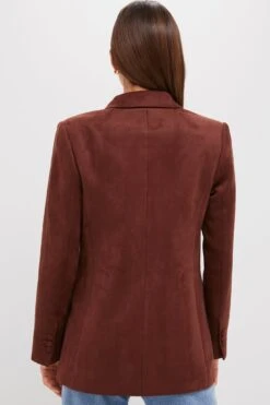 Deep Mocha Vegan Suede Diana Blazer -Loeffler Randall Store iMlCfaw0BdNZZ4J8MdFwBhTBtZ0xmJBx 1