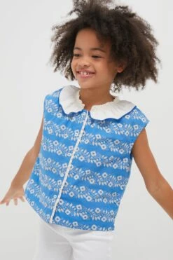 Camille Blouse Farandole Blue