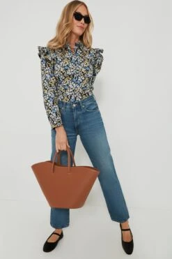 Blue & Yellow Floral Primrose Blouse 10 Blue & Yellow Floral Primrose Blouse -Loeffler Randall Store iYKWKySObS097CJtCCUpa2rdlNgYYi1Z 1