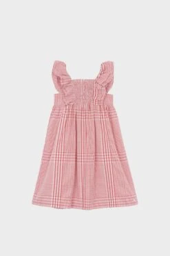 TARTINE ET CHOCOLAT Red Smocked Sleeveless Dress -Loeffler Randall Store jQGk9vlEySNeCooQUllHswGjMDUKvL2A 1