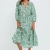 Misty Jade Blossom Long Sleeve Salty Paloma Caftan -Loeffler Randall Store jf1IOVw8xGVCLvZ7sWmLzjcvYpaHkitF 1