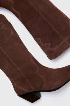 Chocolate Brown Suede Wilson Cowboy Boots -Loeffler Randall Store jigvSviLaoNsqsxHpLrJJjrXmJ05QjNw 1