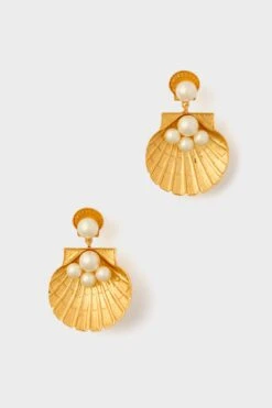 Gold Ariel Earrings