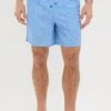 Peter Millar Cottage Blue Ripple Effect Swim Trunks