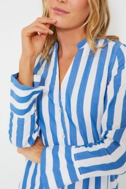 Aegean Stripe Jude Shirt Dress 9 Aegean Stripe Jude Shirt Dress -Loeffler Randall Store ju7KebCIAdtkcq2aHmvO3BMB7eh1Ep5K 1