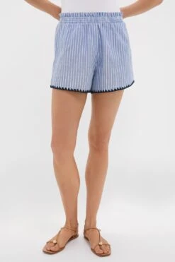 Blue Stripe Whipstitch Kieran Short