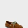 Loeffler Randall Cacao Suede Franco Loafers