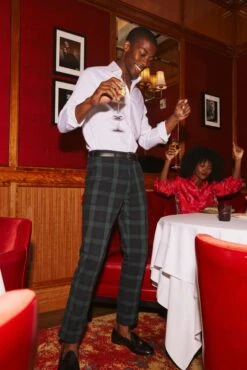 Blackwatch Tartan Stretch Twill Harbor Pants (32" Inseam) -Loeffler Randall Store kKiJot93pI8wTd9aIoEKqIxTSEssNQyu 1