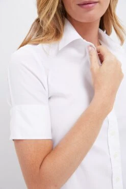 White Short Sleeve Essentials Shirt -Loeffler Randall Store kKqjbywMtIm8ki0zGJ0JMhBHLTnKprWx 1