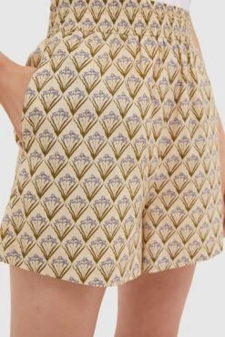Beige Trellis Floral Jasmine Shorts -Loeffler Randall Store kWsfLhpqe1pASYQxlnojwIhhNeJqoFxl 1