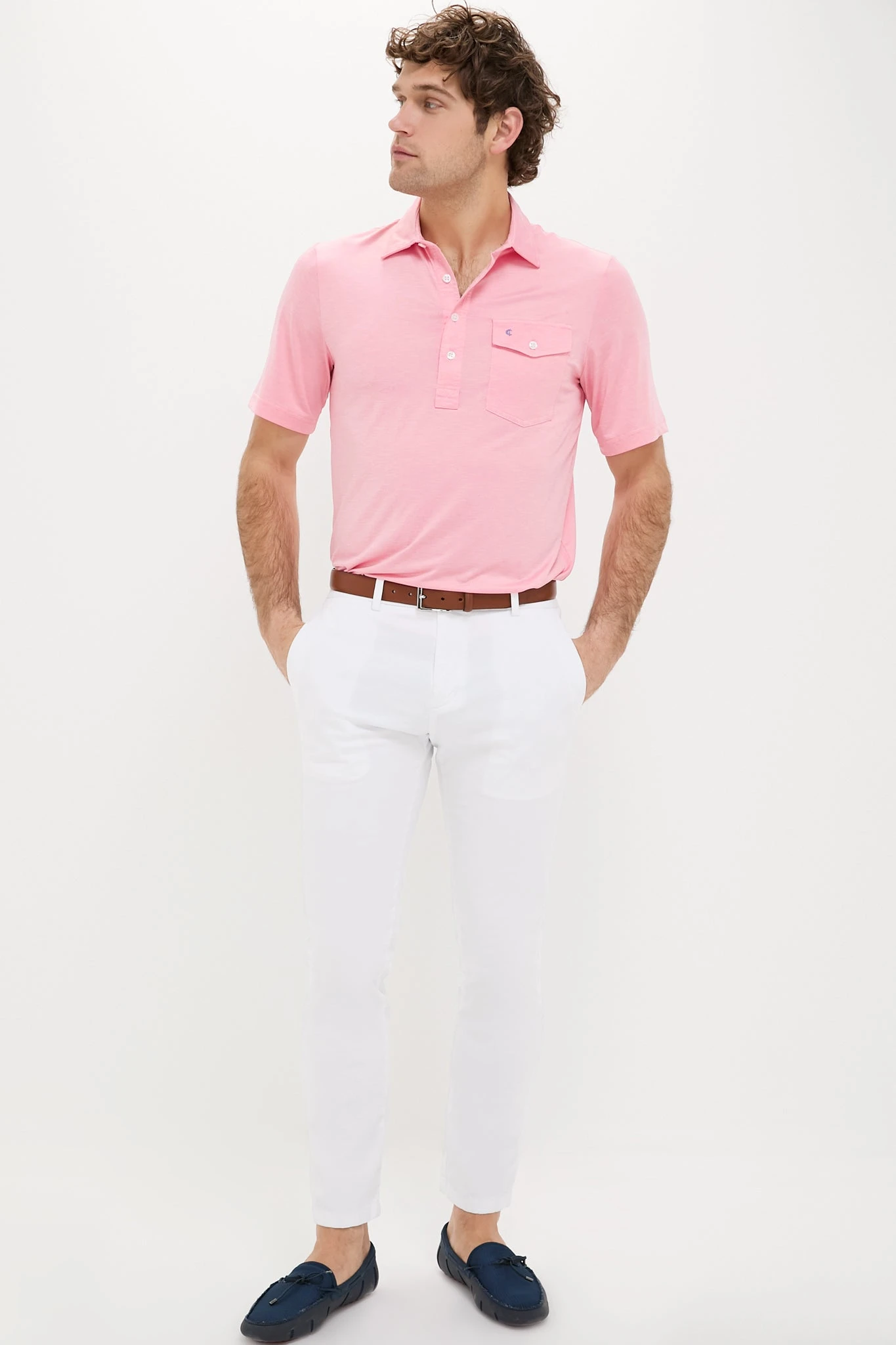 Strawberry Marg Heather Performance Sport Players Shirt 2 Strawberry Marg Heather Performance Sport Players Shirt - Image 2