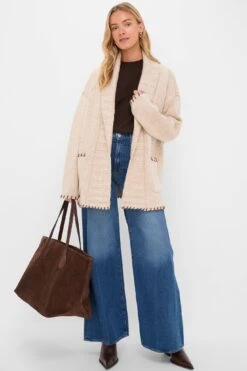 Sandstone Heather And Brown Blanket Stitch Harrow Cardigan 8 Sandstone Heather And Brown Blanket Stitch Harrow Cardigan -Loeffler Randall Store kruKrQMPisovuqRYGtP288OXYOiBBqBr 1
