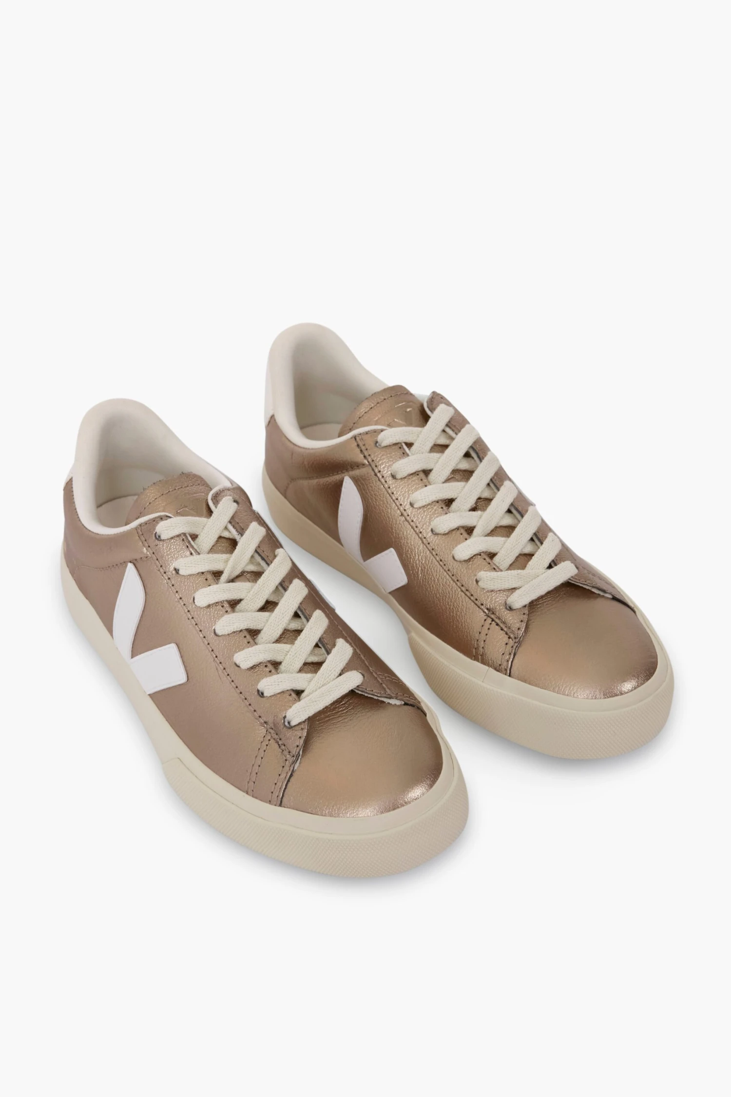 Veja Bronze White Campo Sneakers 2 Veja Bronze White Campo Sneakers - Image 2