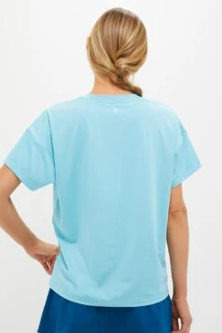 Milky Blue Short Sleeve Performance Jersey Ryan Boyfriend Tee 9 Milky Blue Short Sleeve Performance Jersey Ryan Boyfriend Tee -Loeffler Randall Store l9qvKG50jh3vJqva7ZOv1HfcRCJOb8ZA 1