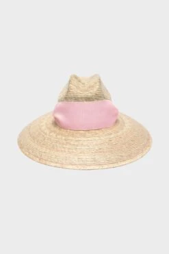 Pink Hollyhock Sun Hat