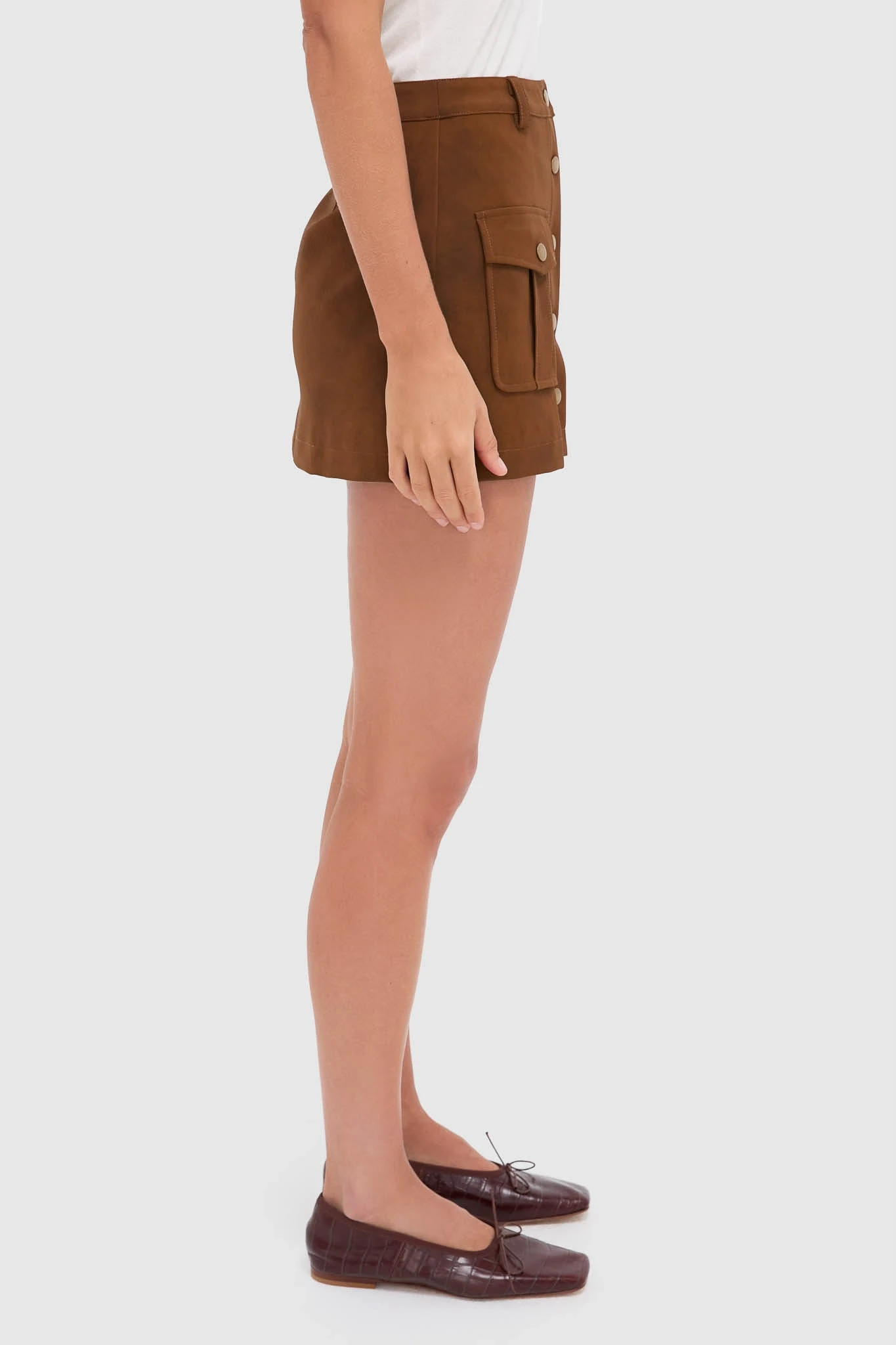 Brown Eloise Mini Skirt 3 Brown Eloise Mini Skirt - Image 3