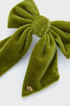 Moss Jumbo Velvet Bow Barrette -Loeffler Randall Store lNU0mIDhtmfwMZpKVxEiVa3FhyBc2F6O 1