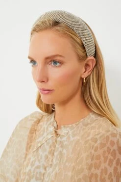 Loeffler Randall Gold Diamante Bellamy Puffy Headband -Loeffler Randall Store ldiUNLo0wcE8KlziLIPZwjWXZ47S3iEk 1