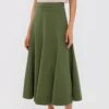 Olive Green Brynn Skirt 12 Olive Green Brynn Skirt -Loeffler Randall Store lefJjUMVxqZiVhAgAlXC5r0BYt0I0OwW 1