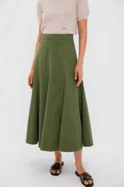 Olive Green Brynn Skirt