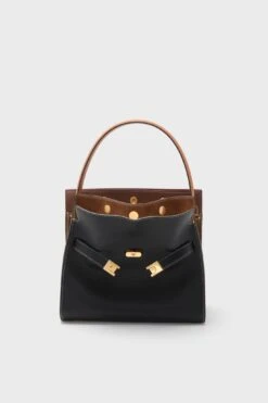 Tory Burch Black Lee Radziwill Small Double Bag