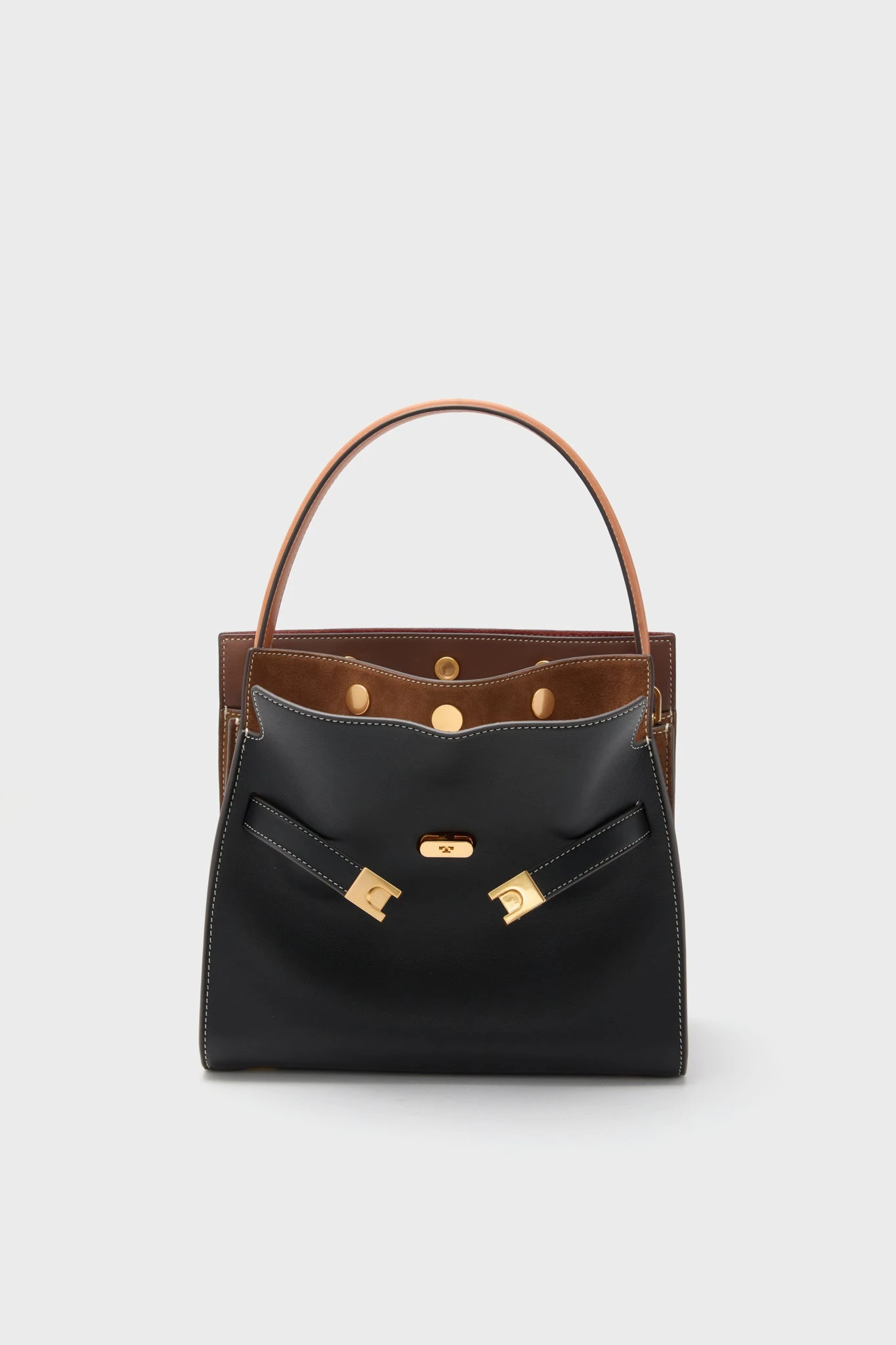 Tory Burch Black Lee Radziwill Small Double Bag 1 Tory Burch Black Lee Radziwill Small Double Bag